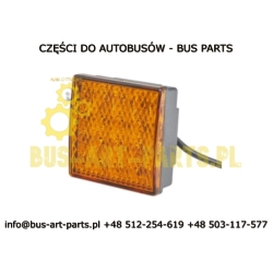 LAMPA TYŁ VAN HOOL LED 24V KIERUNKOWSKAZ POMARAŃCZOWY HELLA