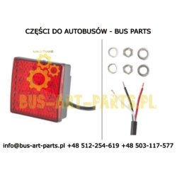 LAMPA TYŁ POZYCJA/STOP VAN HOOL LED 24V CZEWONA HELLA