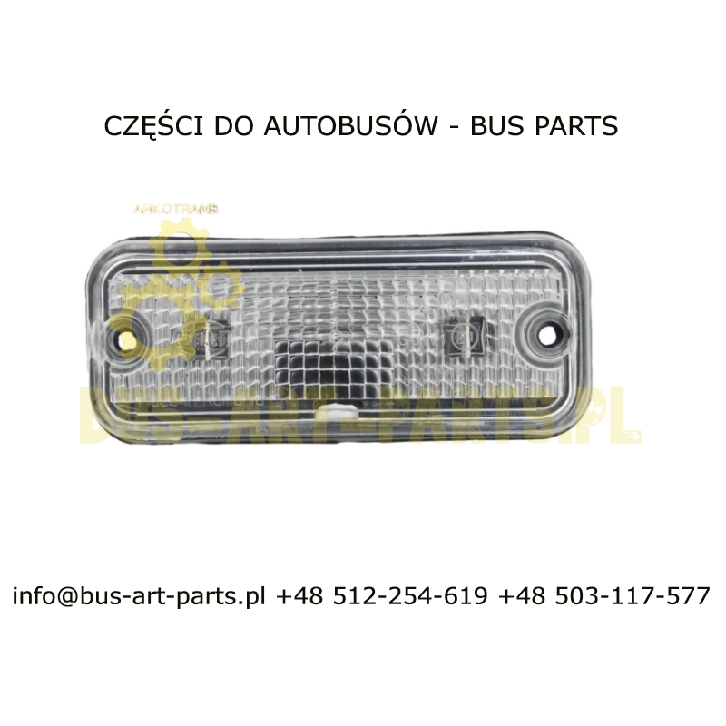 LAMPA OBRYSOWA BIAŁA MERCEDES O350 BOVA FUTURA