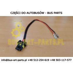 KABEL ZASILAJĄCY Z WTYCZKĄ 2-PIN PRZETWORNICY REFLEKTORA XENON SETRA S4.. HD HDH GT GT-HD DO A0008210961 0008210961 5DV007810197
