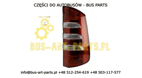 LAMPA ZESPOLONA TYŁ TOURISMO TRAVEGO PRAWA