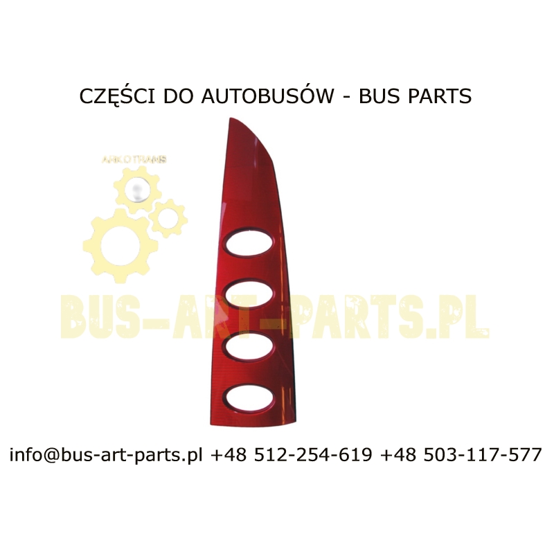 ODBLASK TYŁ PRAWY SCANIA IRIZAR i2 i3 i4 i5 PRAWY
