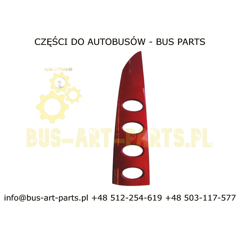 ODBLASK TYŁ PRAWY SCANIA IRIZAR i4 i3 LEWY