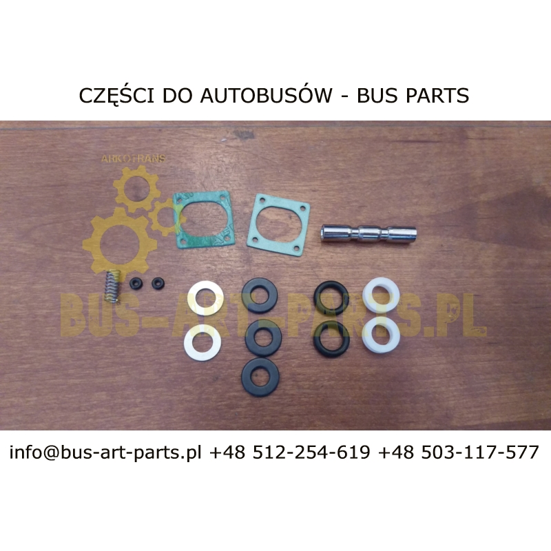 ZESTAW NAPRAWCZY ELEKTROZAWORU OTWIERANIA DRZWI BODE MASATS 22126A24 22128A24 BOVA SCANIA IRIZAR