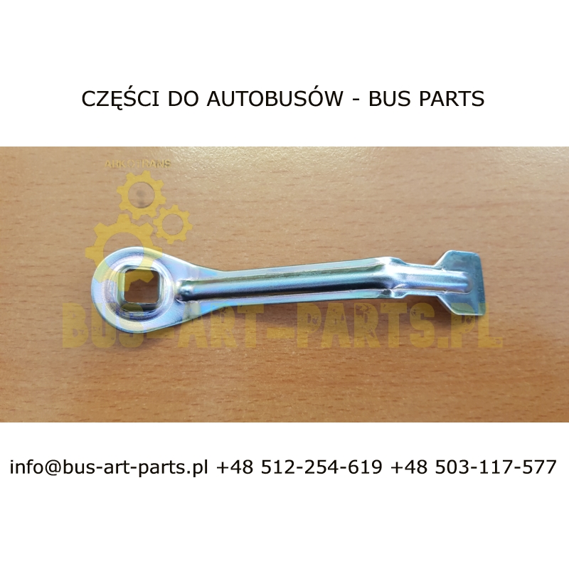 DŹWIGNIA ZWALNIANIA OPARCIA FOTELI KIEL OD STRONY PRZEJŚCIA BOVA SOLARIS VACANZA NEOPLAN L-40MM