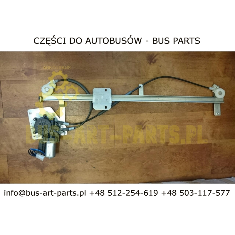 PODNOSNIK SZYBY ELEKTRYCZNY SETRA S4..HD HDH S431DT TRAVEGO NOWY TYP Z SILNIKIEM
