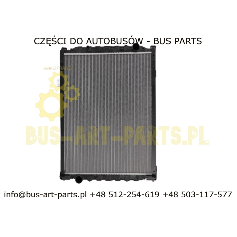 CHŁODNICA WODY SETRA S315UL MERCEDES INTEGRO EURO 2 OM447HLA 760X610 Z RAMĄ