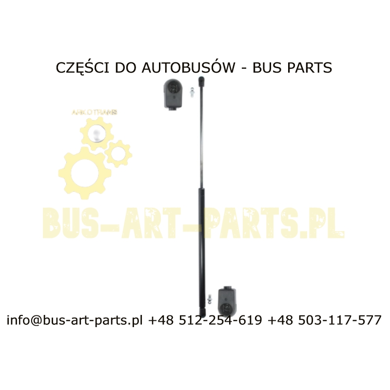 SIŁOWNIK KLAPY SILNIKA L-685 S-300 500N P/P MERCEDES TRAVEGO