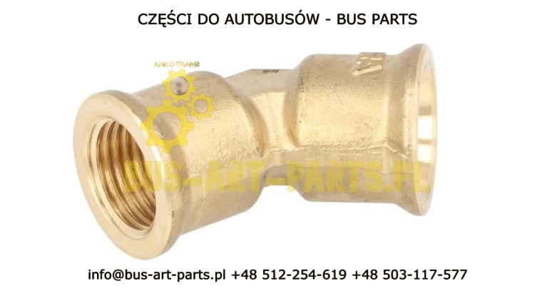 ZŁĄCZE PNEUMATYCZNE ZŁĄCZE PNEUMATYCZNE KOLANKO 45' RUFOSS P5/M16 P5 BOVA SETRA