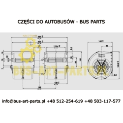 DMUCHAWA SETRA MERCEDES 009b4022 009B40IET22 OE SPAL