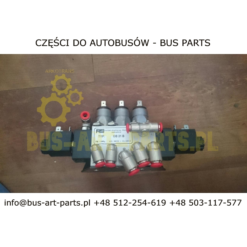 ELEKTROZAWÓR OTWIERANIA DRZWI IRISBUS IVECO OB21B