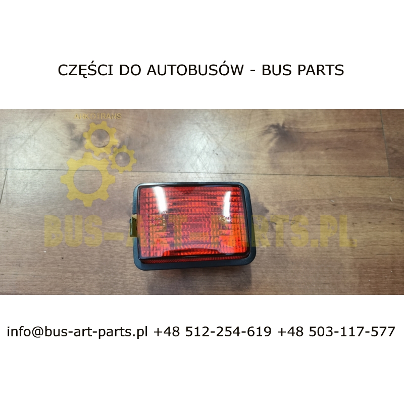 LAMPA POZYCYJNA STOP TYŁ GÓRNA MERCEDES TOURISMO Z TYŁU POD SZYBĄ NA ŻARÓWKĘ 21/5 DWU WŁÓKNOWĄ 3-PIN