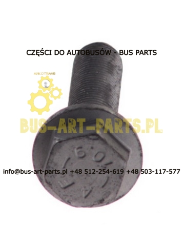 ŚRUBA MOCOWANIA TARCZY HAMULCOWYCH M14X60 MERCEDES SETRA