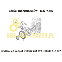 NAPÍNAČ POPRUHU BOVA VDL EURO 6 MX13
