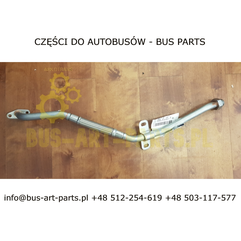 RURA PRZEWÓD SPŁYWU OLEJU Z TURBO MERCEDES OM457HLA TOURISMO SETRA S3.. EURO 3 EURO 4