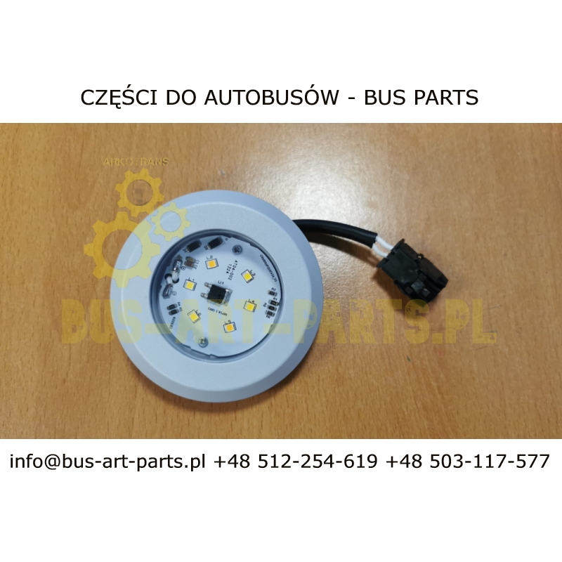 LAMPA OŚWIETLENIA WNĘTRZA 24V LED LAMPA SUFITOWA KABINA KIEROWCY SETRA S5.. 0008259201 A0008259201