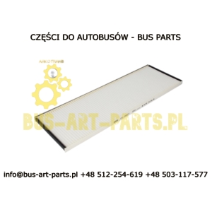 FILTR KLIMATYZACJI 456X151X13 CIENKI MERCEDES O350 TRAVEGOSETRA S3.. S4.. NEOPLAN
