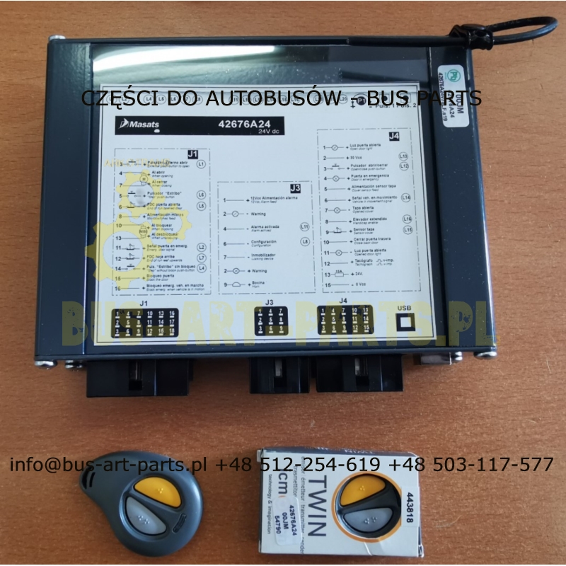 STEROWNIK DRZWI MASATS  24V 42676A24 SCANIA IRIZAR I4