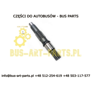 WAŁEK NAPĘDOWY POMPY HYDRAULICZNEJ DO POMPY HYDRAULICZNA HYDRONAPĘDU WENTYLATORA MAN VDL NA SILNIKU REXROTH 30076079  81.06650-6