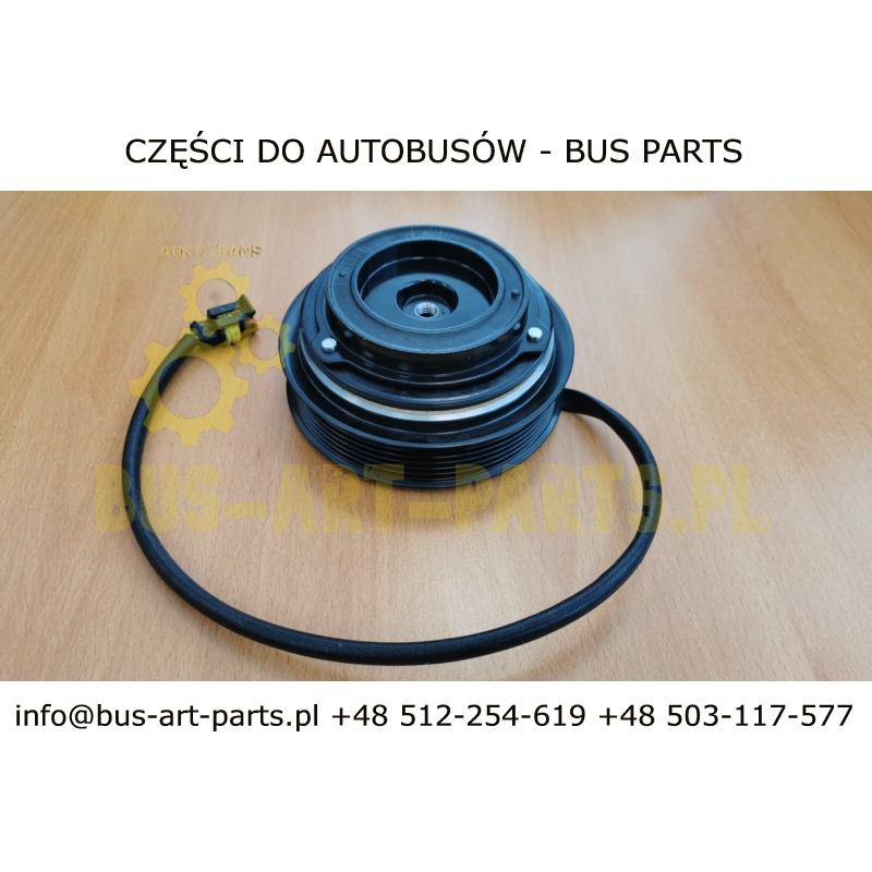 SPRZĘGŁO KOMPRESORA KLIMATYZACJI VDL FUTURA II BOVA MAGIQ 8PK 247300-7091 DENSO 24V
