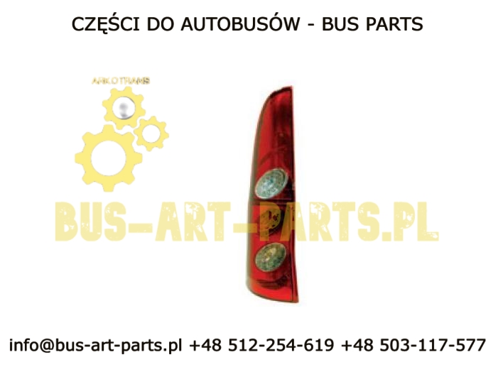 LAMPA ZESPOLONA TYŁ LEWA SCANIA IRIZAR PB LED DIODOWA