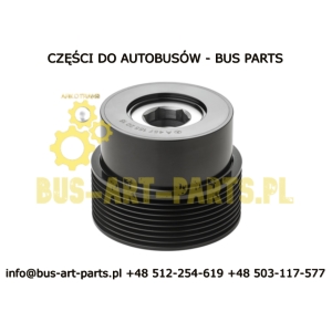 KOŁO PASOWE ALTERNATORA SETRA MERCEDES 9PK ORGINAŁ MB A4571552015 A4571551815 4571551815   A4571551915 4571551915 A4571552015 45