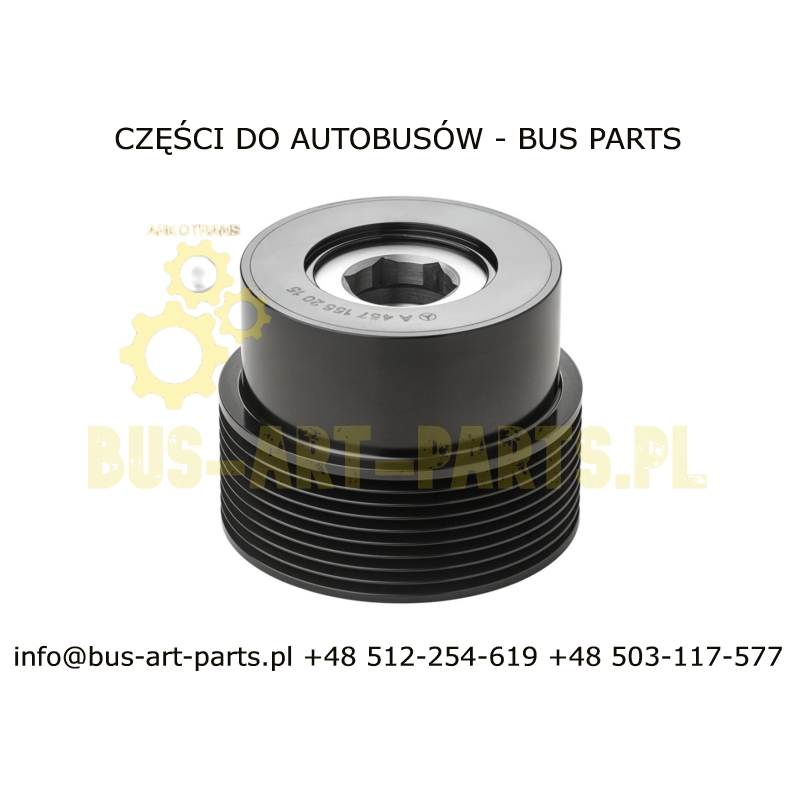 KOŁO PASOWE ALTERNATORA SETRA MERCEDES 9PK ORGINAŁ MB A4571552015 A4571551815 4571551815   A4571551915 4571551915 A4571552015 45