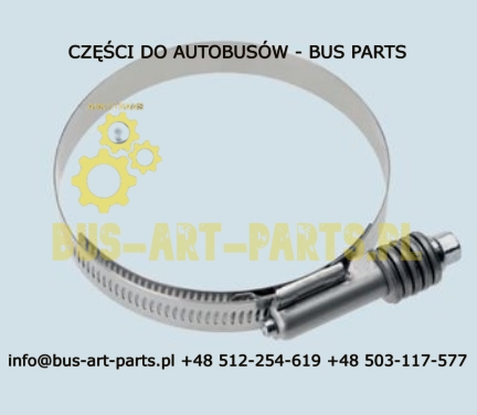 OPASKA ŁĄCZNIKA INTERCOOLERA UNIWERSALNA SZEROKA ZE SPRĘŻYNĄ Q-20-32/14