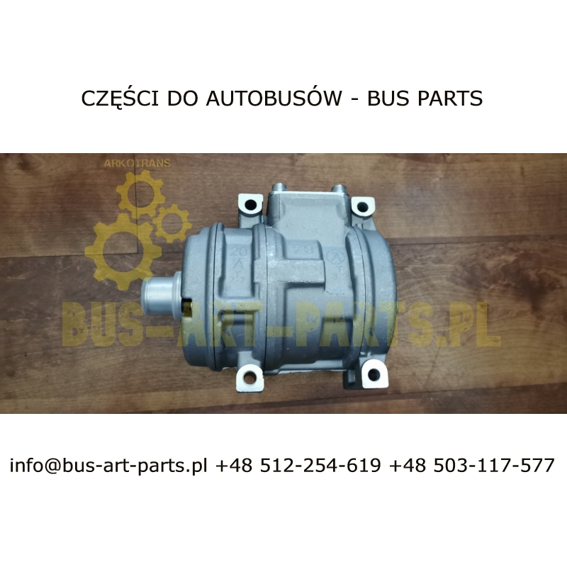 KOMPRESOR KLIMATYZACJI BOVA VDL FUTURA II MAGIQ - AGREGAT BEZ SPRZĘGŁA I ZAWORÓW TYP DENSO