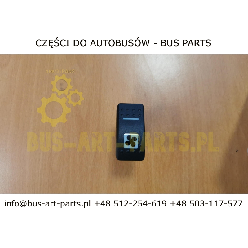 PRZYCISK KLAWISZOWY WŁĄCZNIK DMUCHAWY KIEROWCY VDL