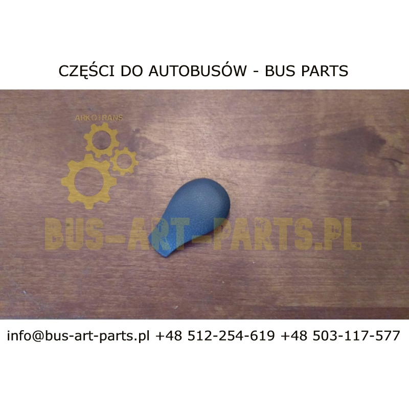 ZAŚLEPKA UCHWYTU PORĘCZY PRZY SCHODACH SZARA SETRA S4.. MERCEDES TRAVEGO TOURISMO