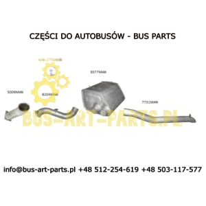 RURA WYDECHOWA KOŃCOWA MAN LION COACH EURO 3 EURO 4