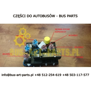 ZESTAWA NAPRAWCZY ZAWORU OTWIERANIA DRZWI - MEMBRANA  SETRA S415 S416  S4.. S3.. NF UL GT-HD MERCEDES TOURISMO TRAVEGO ASCO JOUC