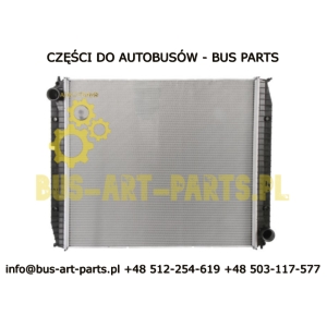 CHŁODNICA WODY SETRA S500 S5..MERCEDES TOURISMOEURO 6 OM470 OM471 BEZ RAMY ZAMIENNIK