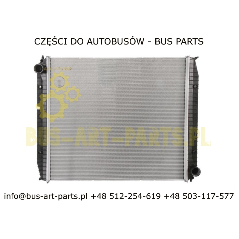 CHŁODNICA WODY SETRA S500 S5..MERCEDES TOURISMOEURO 6 OM470 OM471 BEZ RAMY ZAMIENNIK