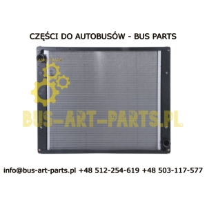 CHŁODNICA WODY SETRA S500 S5..MERCEDES TOURISMOEURO 6 OM470 OM471 Z RAMĄ ZAMIENNIK