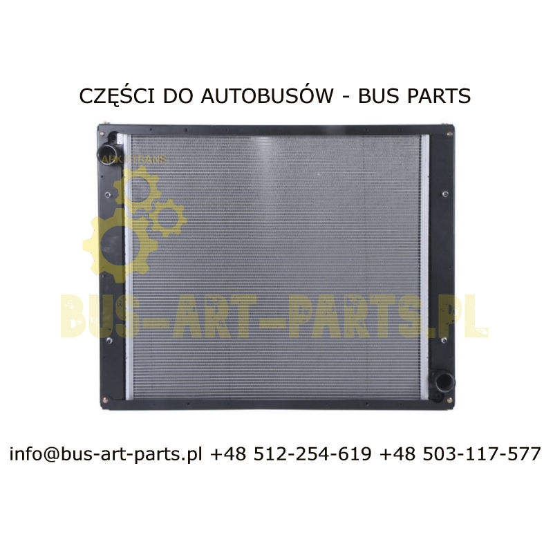 CHŁODNICA WODY SETRA S500 S5..MERCEDES TOURISMOEURO 6 OM470 OM471 Z RAMĄ ZAMIENNIK