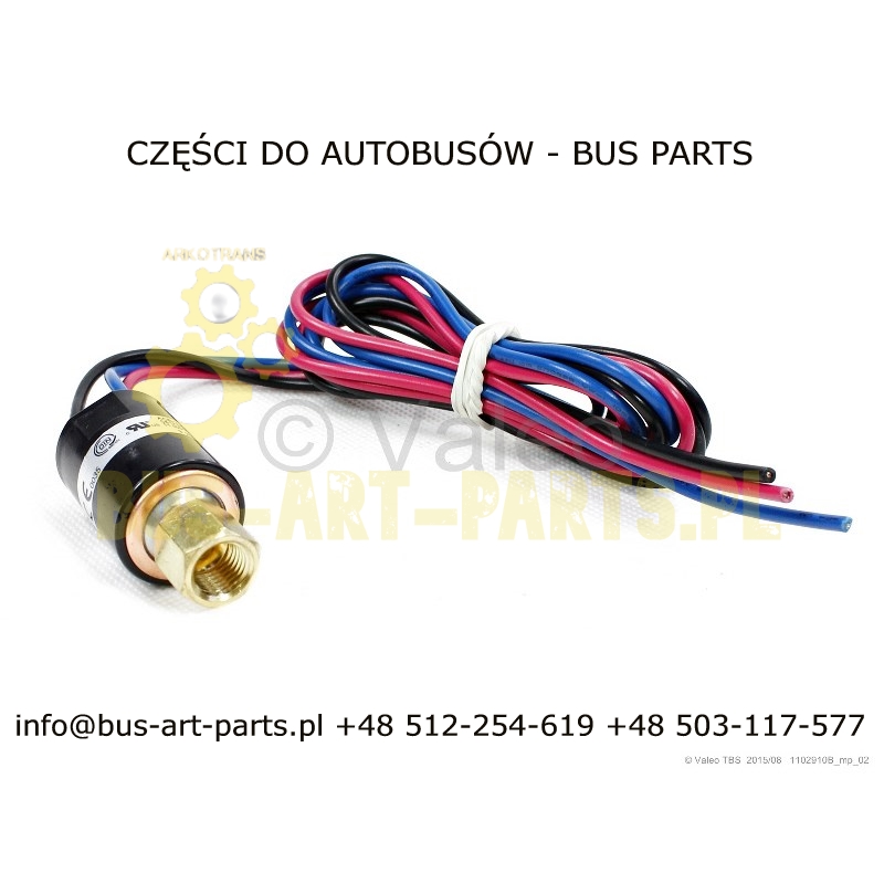 CZUJNIK WYSOKIEGO CISNIENIA KLIMATYZACJI IRISBUS SETRA 17-22 BAR