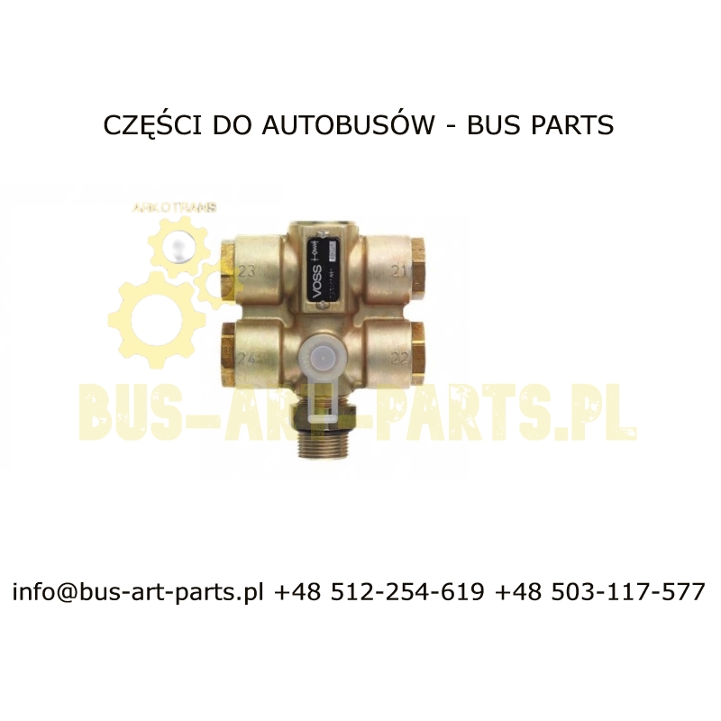 ROZDZIELACZ POWIETRZA 4XM22 VOSS 232 + 1X M22 BOVA VAN HOOL SETRA
