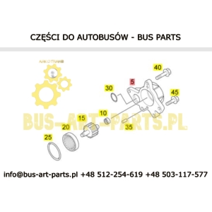 OBUDOWA POMPY OLEJU INTARDERA ZF 6S1600 8S180 12AS.. ASTRONIC