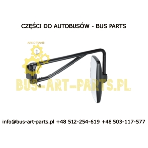 LUSTERKO KPMPLETNE PRAWE CONECTO CITO INTOURO DUŻE 380X170 PODGRZEWANE STEROWANE 24V ORGINAŁ