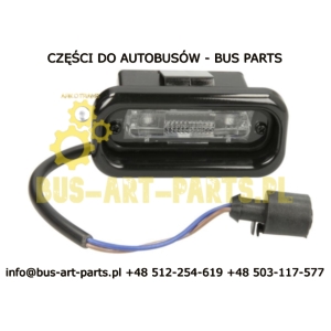 LAMPA PODŚWIETLENIA TABLICY ROZSTAW ŚRUB L-65mm MAN R0.. R02 R07 R08 MAN LION ZAMIENNA Z 9017NEO