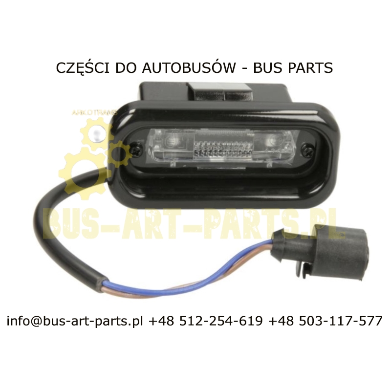 LAMPA PODŚWIETLENIA TABLICY ROZSTAW ŚRUB L-65mm MAN R0.. R02 R07 R08 MAN LION ZAMIENNA Z 9017NEO