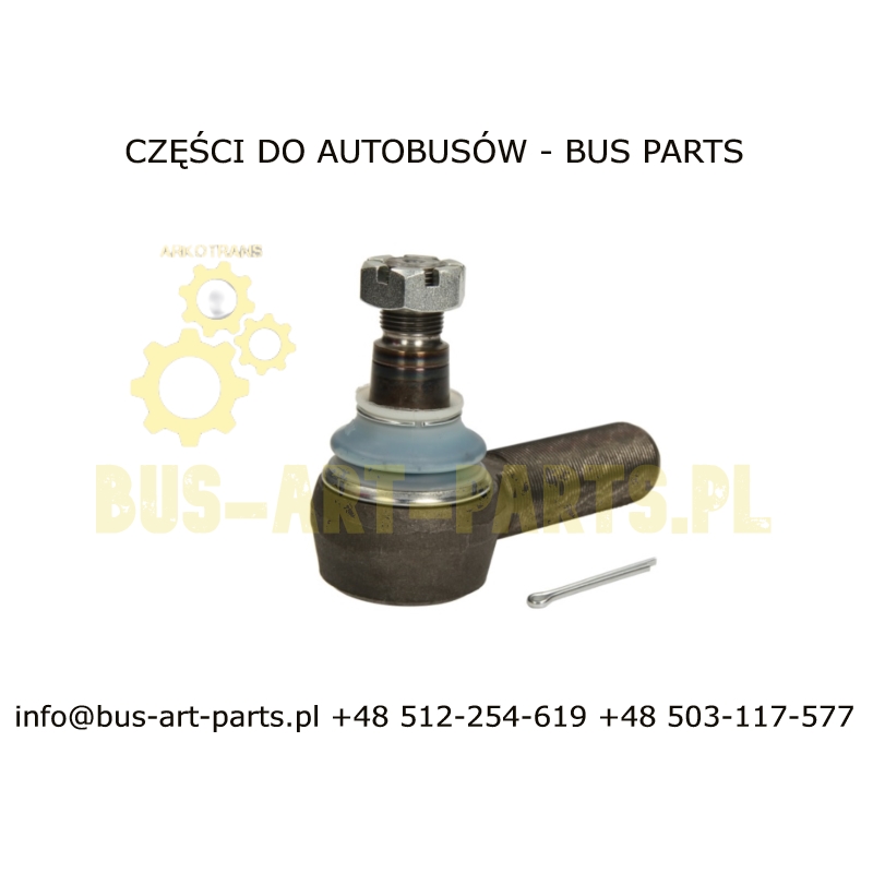 KOŃCÓWKA  DRĄŻKA KIEROWNICZEGO FEBI M30X1.5/M20X1.5 LE D-120 SW30 SOLBUS MAN HOCL VOLVO FL SOLARIS URBINO 15 3 OŚ WLECZONA