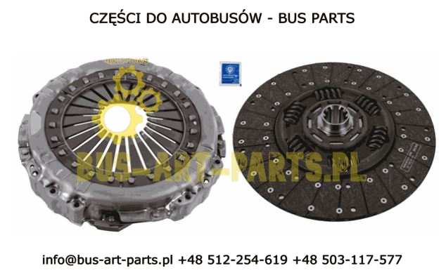 SPRZĘGŁO BEZ WYSPRZEGLIKA AS-TRONIC 12AS II GENERACJI EURO 6 VDL VAN HOOL