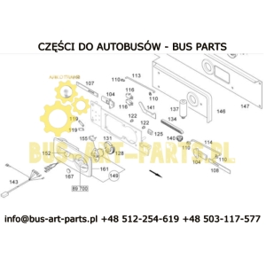 ZĘBATKA CENTRALNEGO ZAMKA SETRA S4.. MERCEDES TRAVEGO