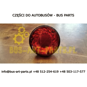 LAMPA TYŁ  FI-125mm CZERWONA STOP POZYCJA SCANIA IRIZAR NEW CENTURY 2005-