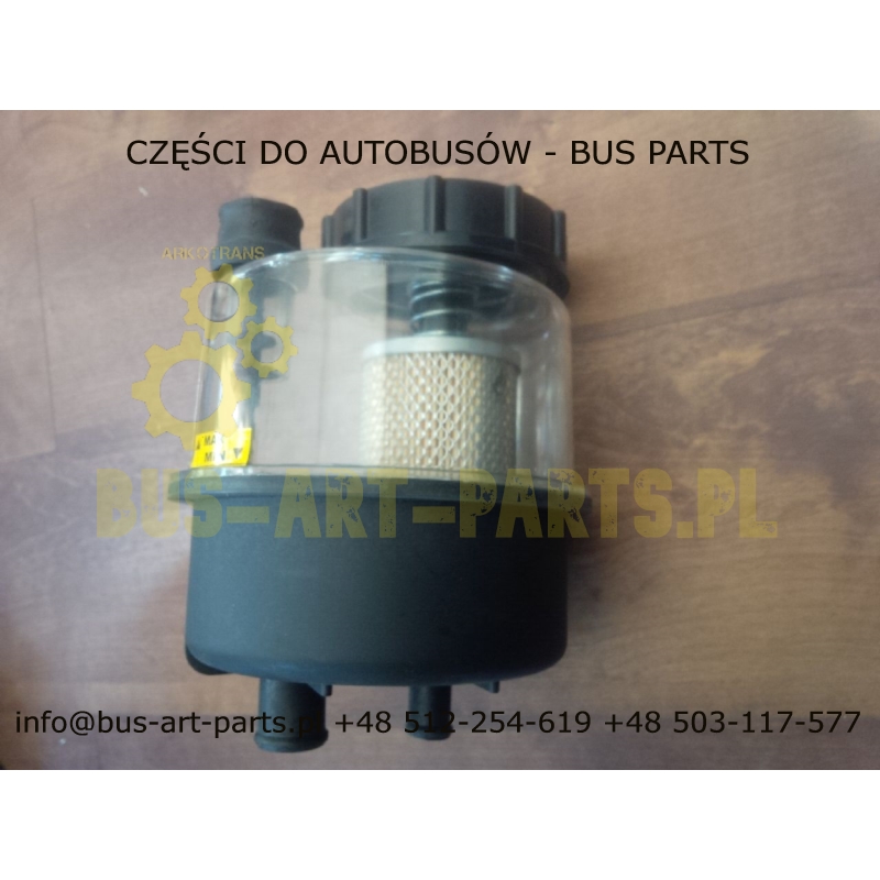 ZBIORNIK OLEJU WSPOMAGANIA PRZEZROCZYSTY BOVA MERCEDES SETRA MAN NEOPLAN RENAULT SCANIA SOLARIS SOLBUS VAN HOOL VOLVO