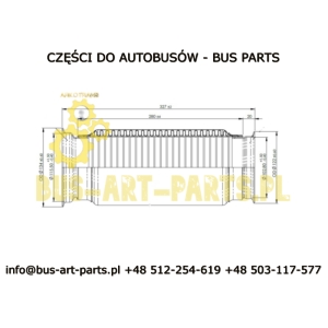 LAMPA STOP TYŁ VAN HOOL LED 24V 11004945