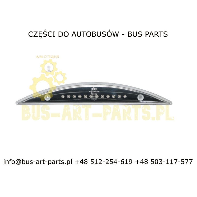 LAMPA STOP TYŁ VAN HOOL LED 24V BIAŁA
